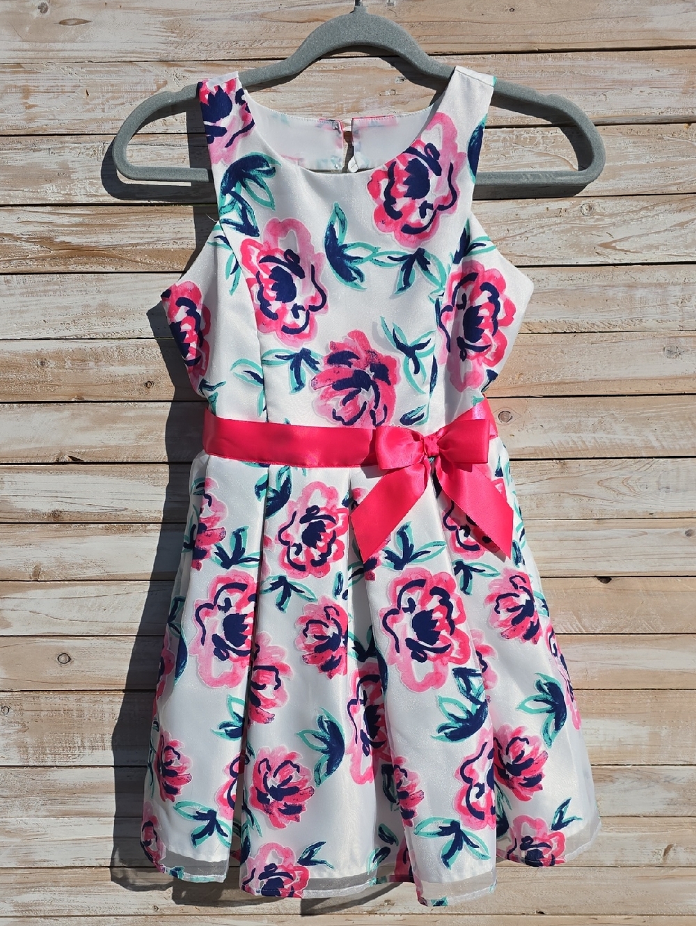 Zunie Girl Floral Party/Special Occasion Dress Sz 10